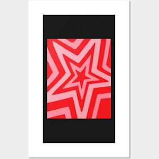 Star, Abstract print, Mid century art Posters and Art